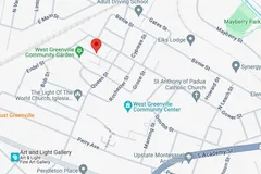 Map showing Retailio Hardscape & Landscape location in Greenville, SC