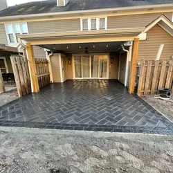 Backyard patio transformation