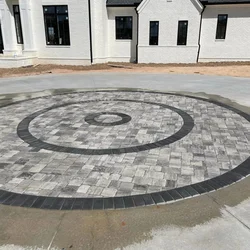 Garden paver installation