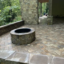 Beautiful hardscape installation