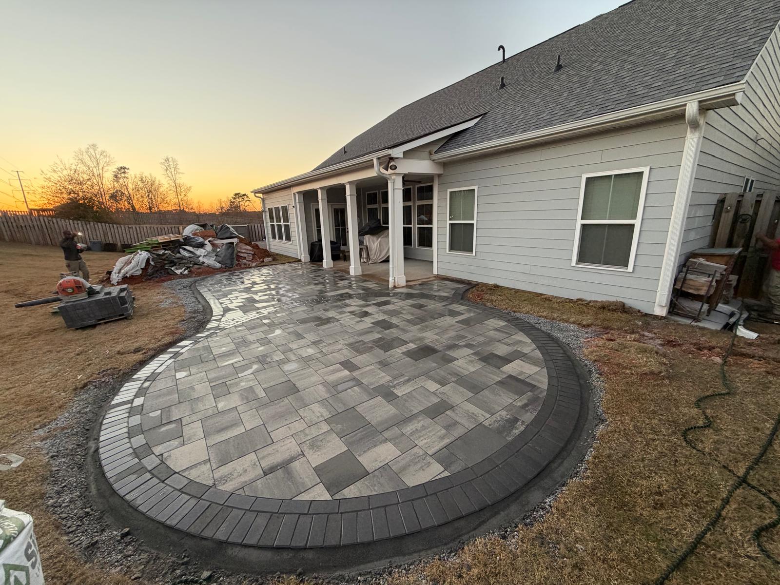 Stone Walkway & Garden Design project by Retailio Hardscape & Landscape