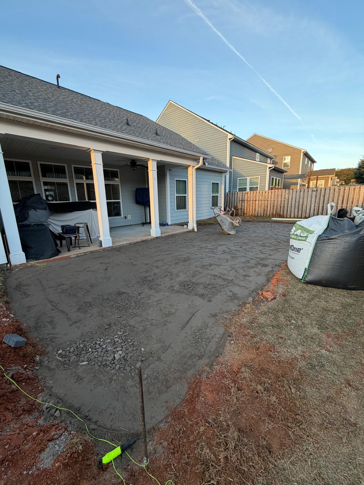 Backyard Hardscape Transformation project by Retailio Hardscape & Landscape